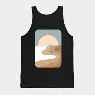 White wood dune Tank Top